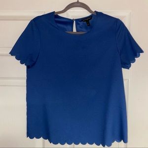 Banana Republic Scallop Top